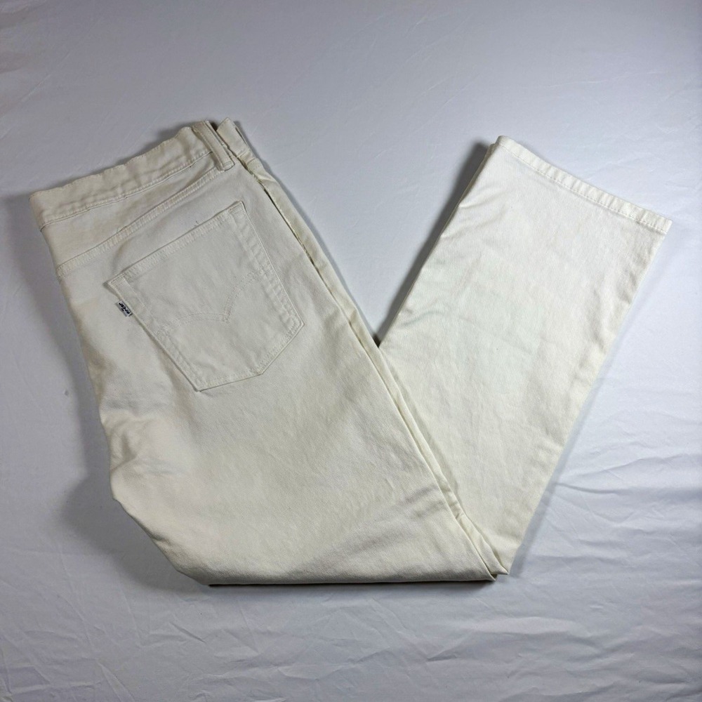 LEVIS 514 Straight Fit Men's White Denim Jeans W36 L30 Stretch Comfort Casual